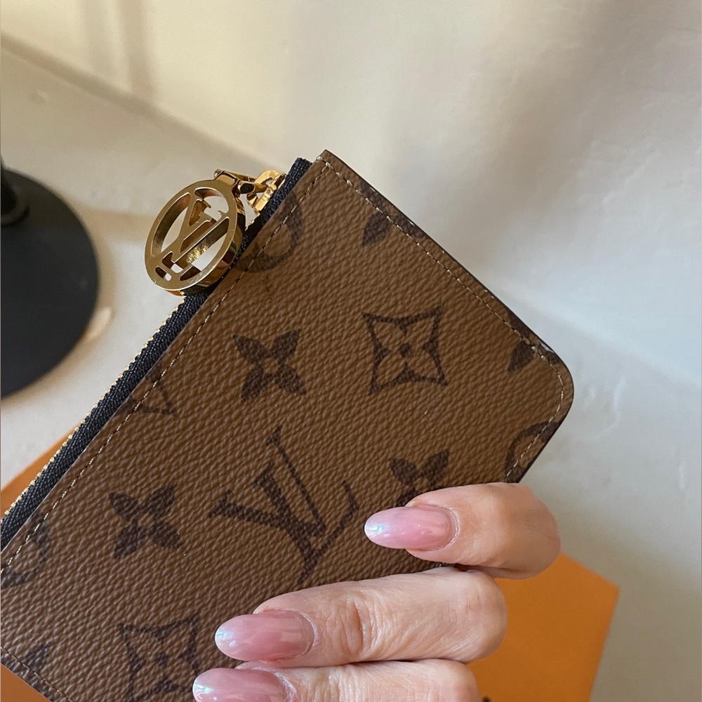 NWT Louis Vuitton Wallet Card Holder Romy Reverse Monogram FULL SET - Picture 17 of 17